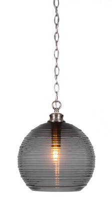 Toltec Lighting - 91-BN-5132 - One Light Pendant - Malena - Brushed Nickel
