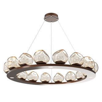 manufacturer_finish:Burnished Bronze|manufacturer_glass:Floret Crystal Inner - Amber Outer|color_temperature:2700K