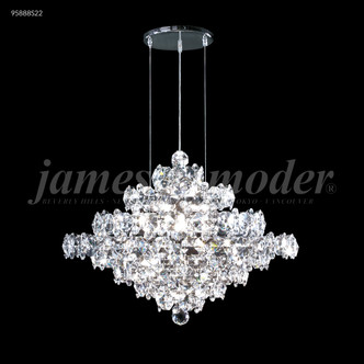 James R. Moder - 95888S22 - 25 Light Chandelier - Continental Fashion - Silver