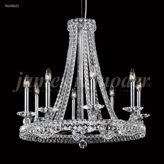 James R. Moder - 96248S22 - Eight Light Chandelier - Ashton - Silver