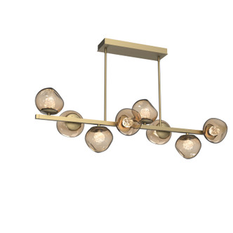 manufacturer_finish:Gilded Brass|manufacturer_glass:Floret Crystal Inner - Bronze Outer|light_output:Unspecified|color_temperature:3000K