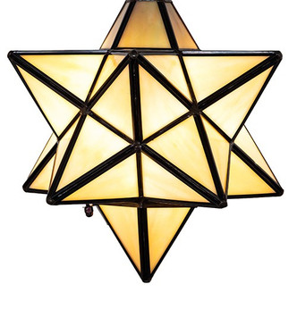 Moravian Star One Light Semi-Flush Mount (296009)