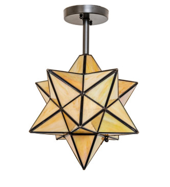 Moravian Star One Light Semi-Flush Mount (296014)