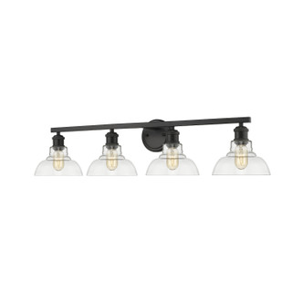 Carver Four Light Bath Vanity (0305-BA4 BLK-CLR)