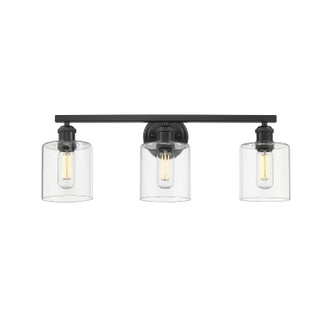 Fisher Three Light Bath Vanity (0306-BA3 BLK-CLR)
