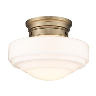 Golden - 0508-SF MBS-VMG - One Light Semi-Flush Mount - Ingalls - Modern Brass
