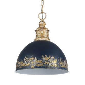 Golden - 0809-M VG-ANVY - One Light Pendant - Alison - Vintage Gold