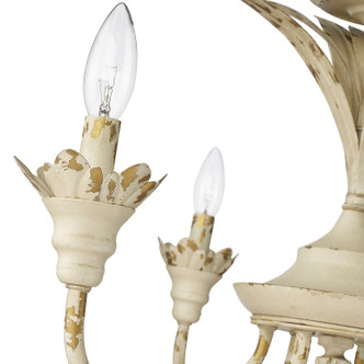 Lillianne Six Light Semi-Flush Mount (0846-6SF AI)