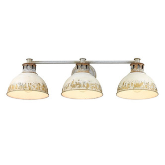 Kinsley Three Light Bath Vanity (0865-BA3 AGV-AI)