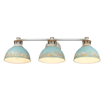 Kinsley Three Light Bath Vanity (0865-BA3 AGV-TEAL)