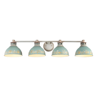 Kinsley Four Light Bath Vanity (0865-BA4 AGV-TEAL)