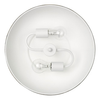 Kinsley Two Light Flush Mount (0865-FM AGV-AI)