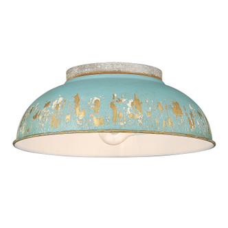 Kinsley Two Light Flush Mount (0865-FM AGV-TEAL)