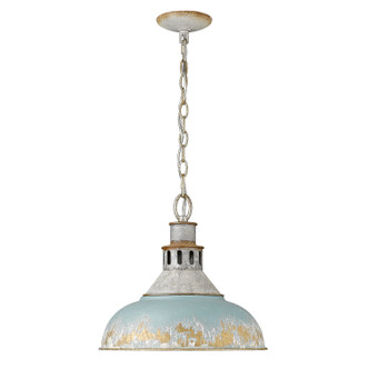 Kinsley One Light Pendant (0865-L AGV-TEAL)