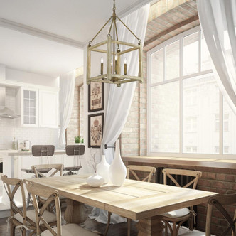 Orville Four Light Pendant (0886-4P BC)