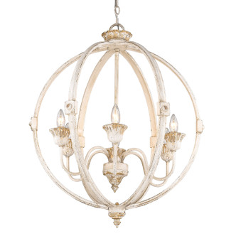 Jules Six Light Chandelier (0892-6 AI)