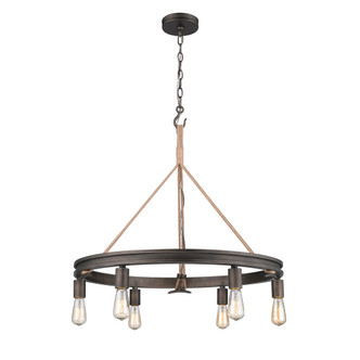Chatham Six Light Chandelier (1048-6 GMT)