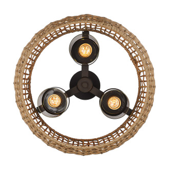 Piper Three Light Outdoor Semi-Flush Mount (1067-OSF NB-MAW)