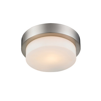 Golden - 1270-09 PW - One Light Flush Mount - Morgan - Pewter