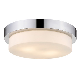 Golden - 1270-13 CH - Two Light Flush Mount - Morgan - Chrome