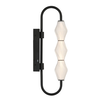 Geode LED Outdoor Wall Mount (1517-OWL3 BLK-FST)