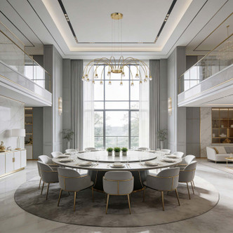 Vario LED Chandelier (1573-16 TG-B)