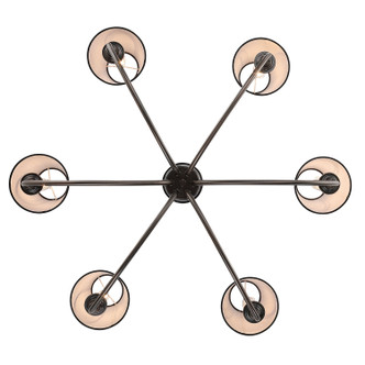Cambria Six Light Chandelier (1622-6 ORB-EHB)