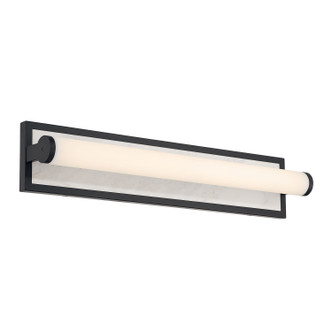 Golden - 1672-BA24 BLK-JW - LED Vanity - Stratum - Matte Black