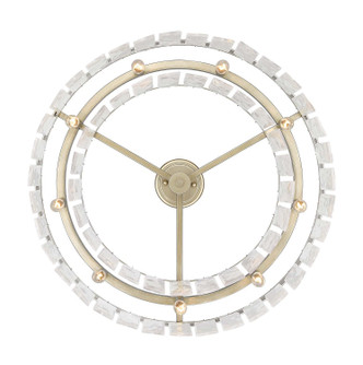 Ciara Nine Light Semi-Flush Mount (1768-9SF WG-HWG)