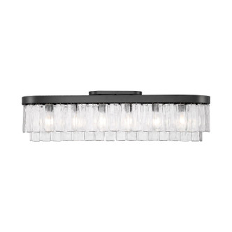 Ciara Six Light Flush Mount (1768-FM42 BLK-HWG)