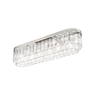 Golden - 1768-FM42 PS-HWG - Six Light Flush Mount - Ciara - Peruvian Silver