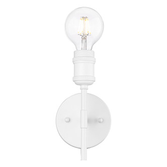 Axel One Light Wall Sconce (1945-1W WHT)