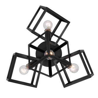 Cassio Four Light Semi-Flush Mount (2086-4SF BLK)