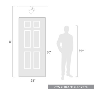 Reeva One Light Wall Sconce (2122-SF MBS-BLK)