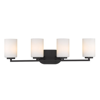 Manhattan Four Light Bath Vanity (2243-BA4 BLK-OP)