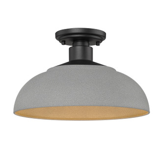 Levitt One Light Outdoor Semi-Flush Mount (2866-OSF NB-NG)