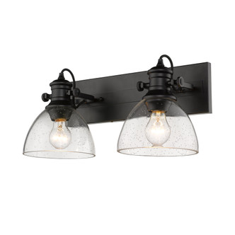 Hines Two Light Bath Vanity (3118-BA2 BLK-SD)