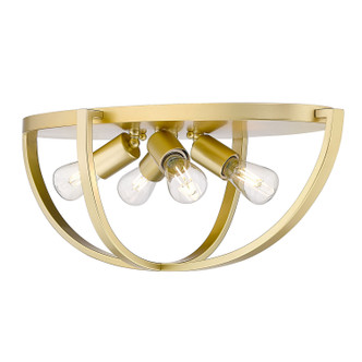 Colson Four Light Flush Mount (3167-FM24 OG)