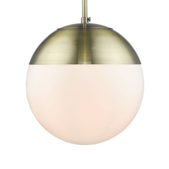 Golden - 3218-L AB-AB - One Light Pendant - Dixon - Aged Brass