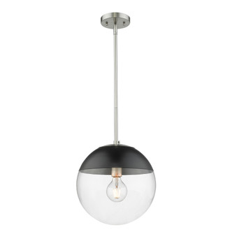 Dixon One Light Pendant (3219-L PW-BLK)