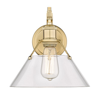 Golden - 3306-1W BCB-CLR - One Light Wall Sconce - Orwell - Brushed Champagne Brass