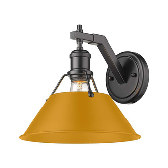 Golden - 3306-1W BLK-AY - One Light Wall Sconce - Orwell - Matte Black