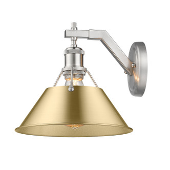Orwell One Light Wall Sconce (3306-1W PW-BCB)