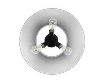 Orwell Three Light Flush Mount (3306-3FM BLK-CH)