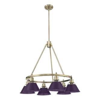 Orwell Six Light Chandelier (3306-6 AB-EP)