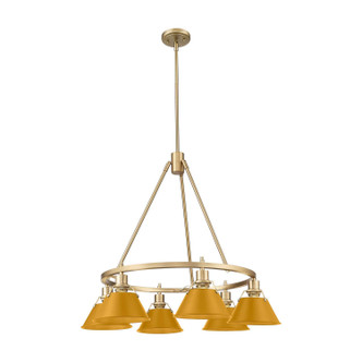Orwell Six Light Chandelier (3306-6 BCB-AY)