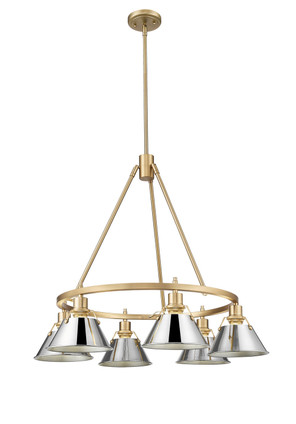 Orwell Six Light Chandelier (3306-6 BCB-CH)