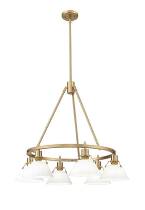 Orwell Six Light Chandelier (3306-6 BCB-OP)