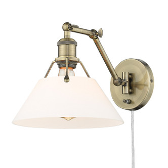 Orwell One Light Wall Sconce (3306-A1W AB-OP)