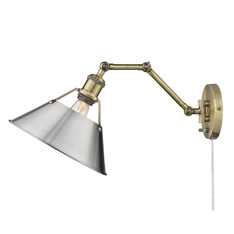 Orwell One Light Wall Sconce (3306-A1W AB-PW)
